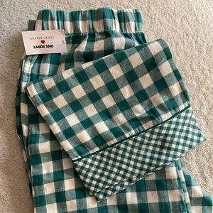 Lands End Draper James Flannel Pajama pants